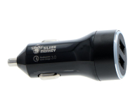 Silver Monkey Ładowarka samochodowa 2x USB, 3A, QC 3.0 - 487141 - zdjęcie 5